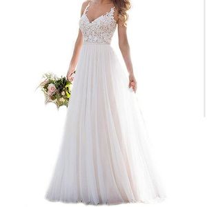 Lace Beach Wedding Dress - Brand New, Never Worn